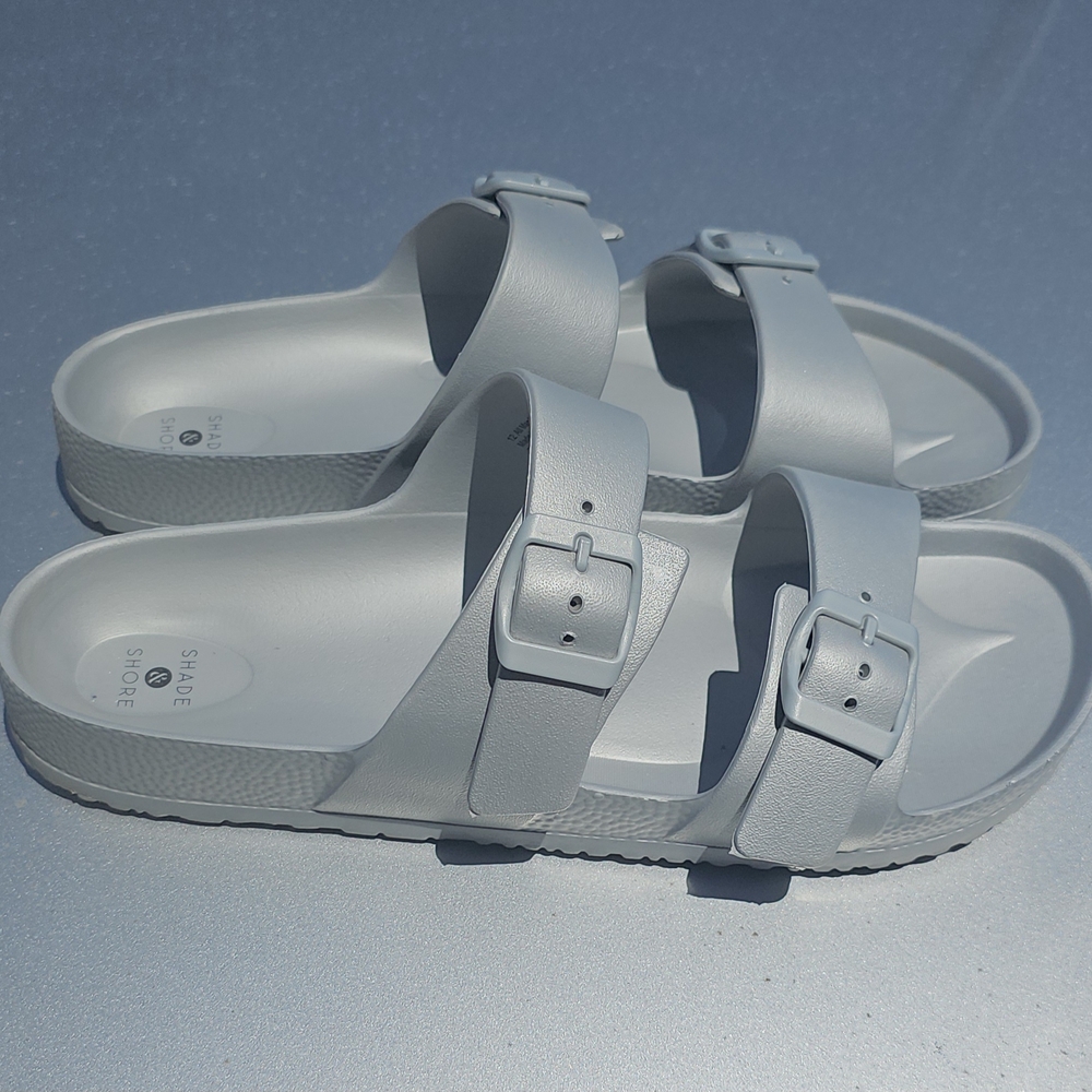 Shade & Shore Men’s Grey Slip-Ons 12